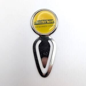 Vintage The Kennedy Center JFK Performing Arts Souvenir Metal Bookmark